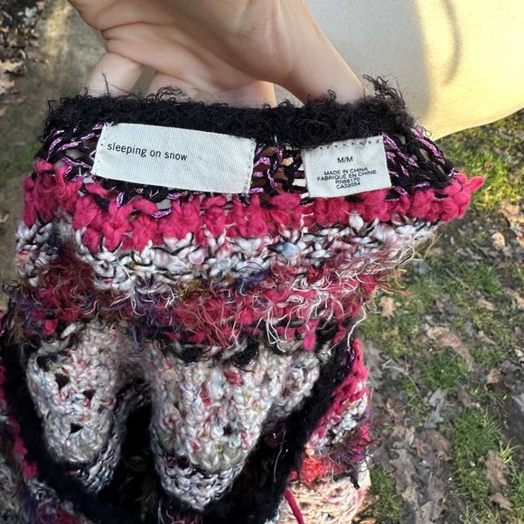 Anthropologie Sleeping on Snow Knitted Sweater Medium - Picture 6 of 7